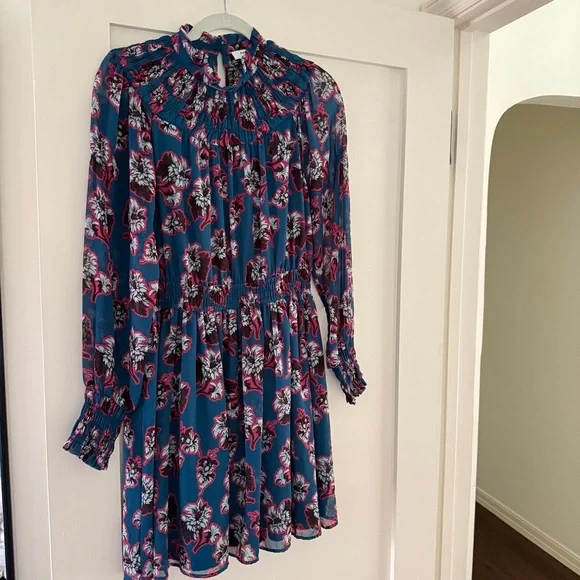 Peter Som Long Sleeve Short Dress - Picture 3 of 6